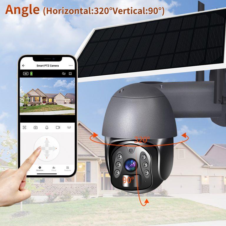 Starlight / 4G Solar Security Camera With Lights – Oz Security Camera ...