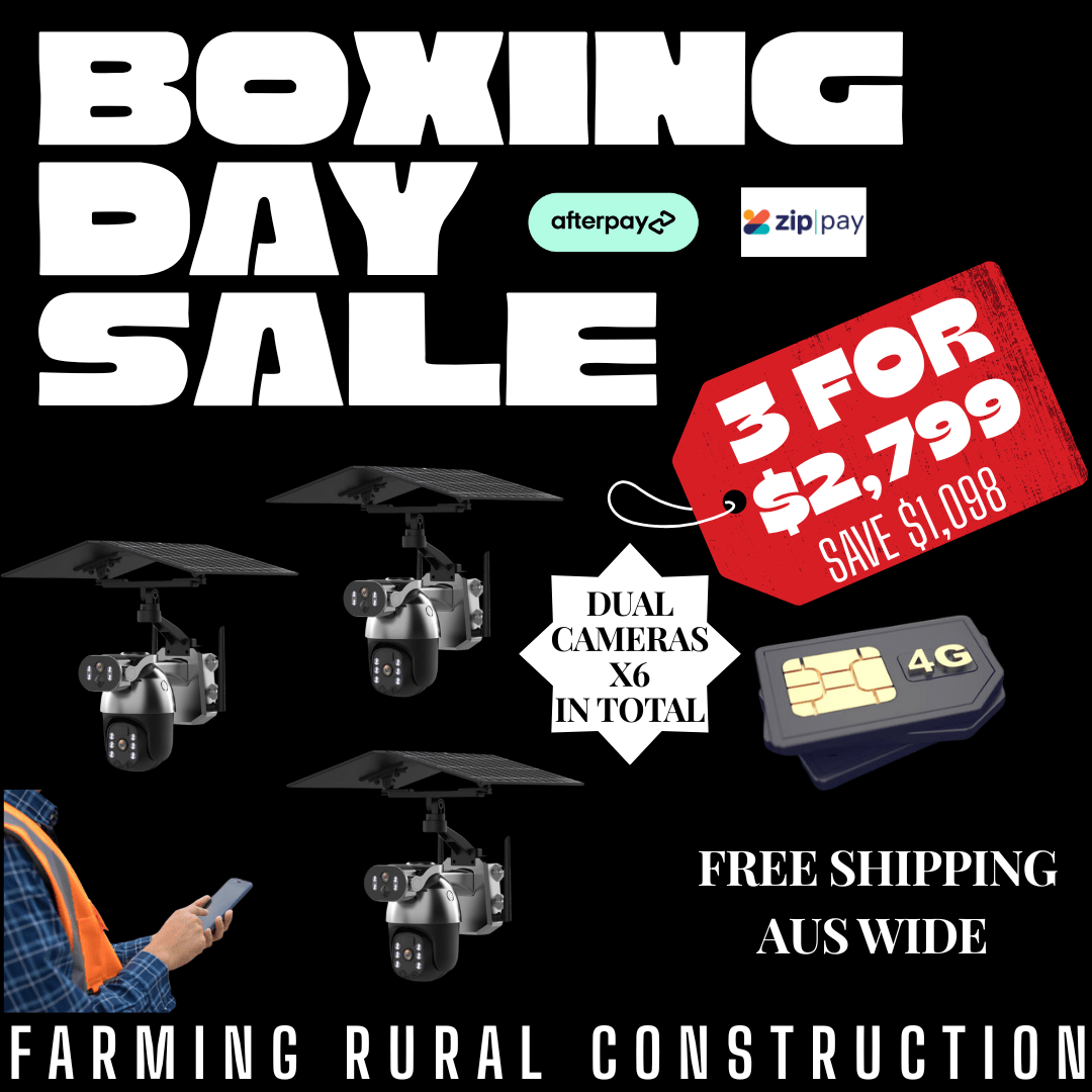 4G Q6 Max - 3 PACKAGE DEAL - Dual Camera - Farming / Construction