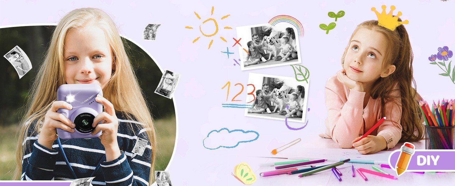 Kids Instant Print Camera with Digital Screen - Image 9